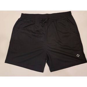 Women's Lightweight Bermuda Athletic Shorts with Pockets Size L Black